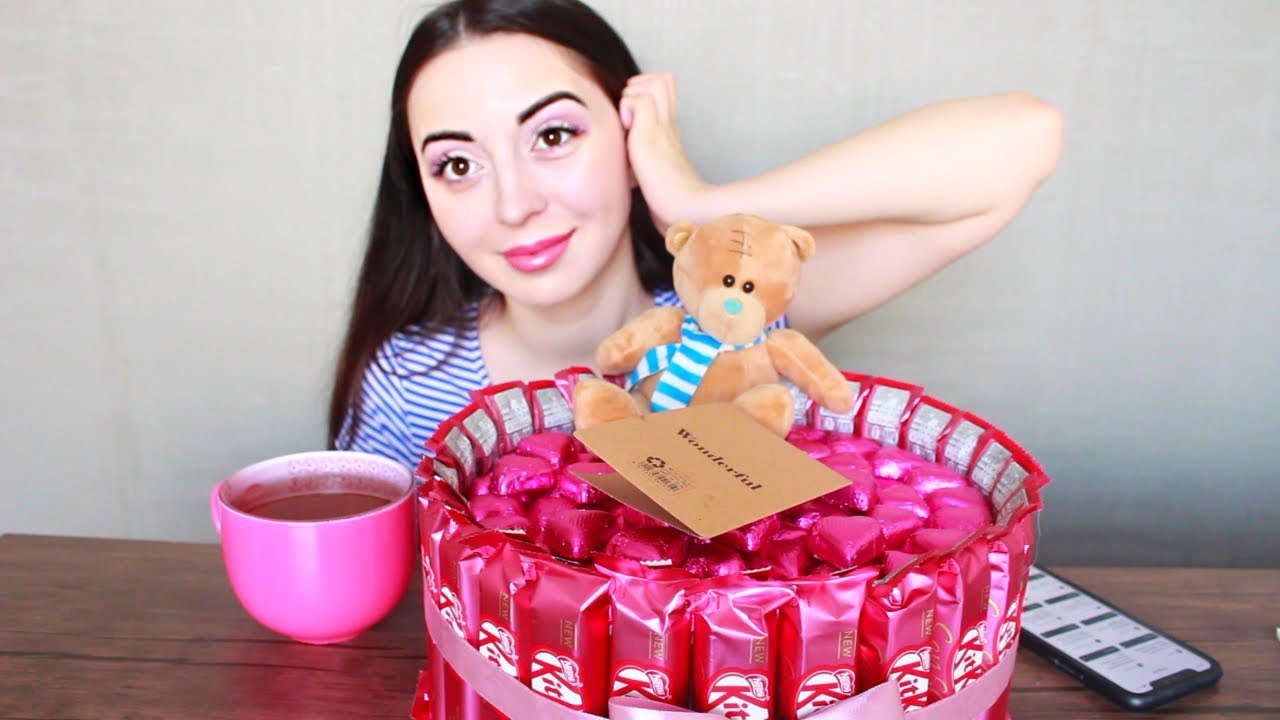 СЛАДКИЙ МУКБАНК / KIT KAT /не  asmr Ayka Emilly