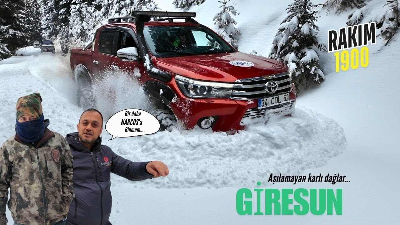 GİRESUN EN ZORLU YAYLA YOLU... 1.BÖLÜM  PAJERO - NARCOS - 2.8 HILUX 