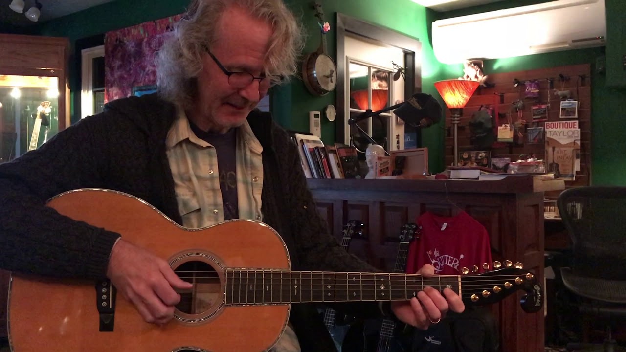 Stevie Coyle demos Martin 00-45 Stauffer  commemorative guitar