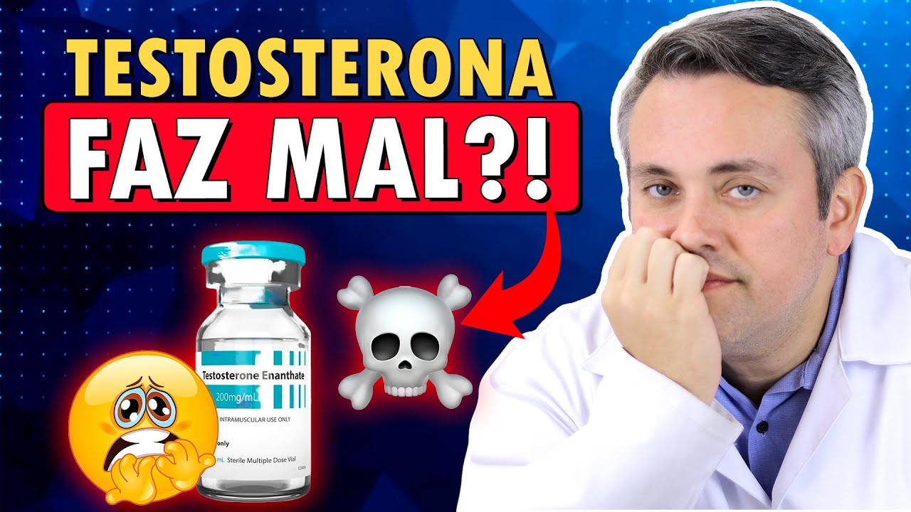 CONHE&Ccedil;A 7 EFEITOS COLATERAIS DO USO DE TESTOSTERONA! | Dr. Claudio Guimar&atilde;es