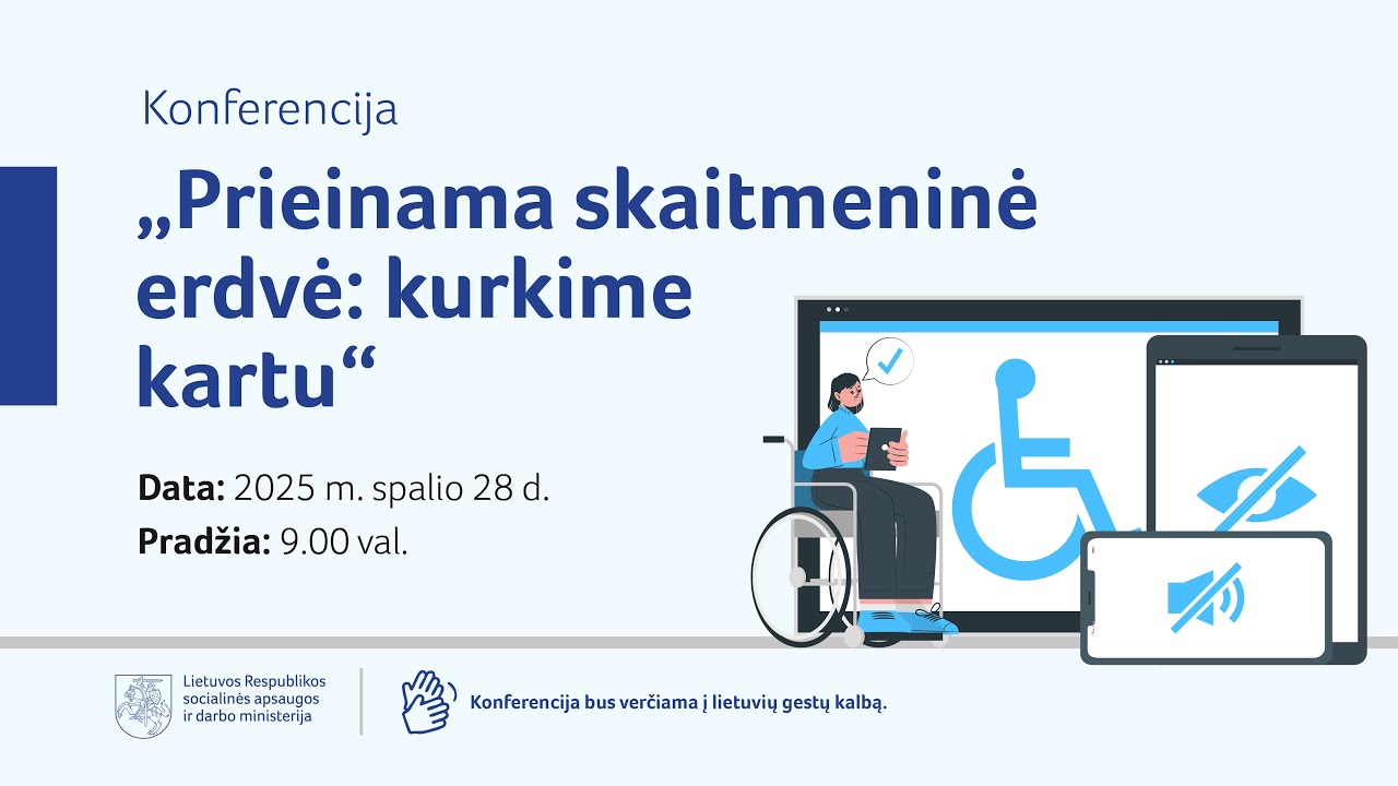 Prieinama skaitmeninė erdvė: kurkime kartu