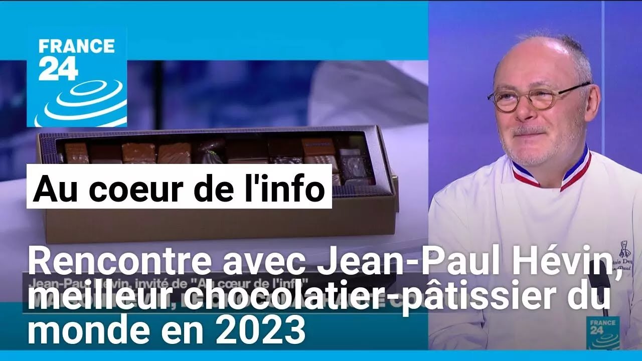Rencontre avec Jean-Paul Hévin, meilleur chocolatier-pâtissier du monde en 2023 • FRANCE 24