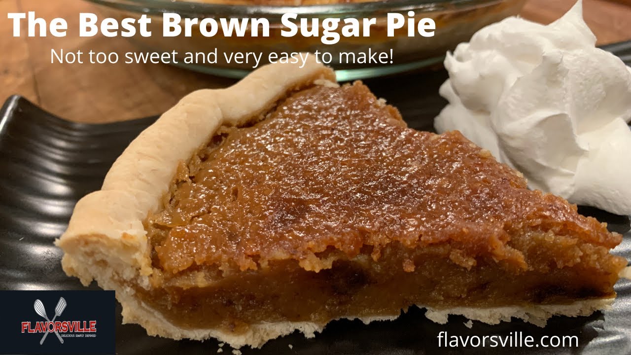 Brown Sugar Pie