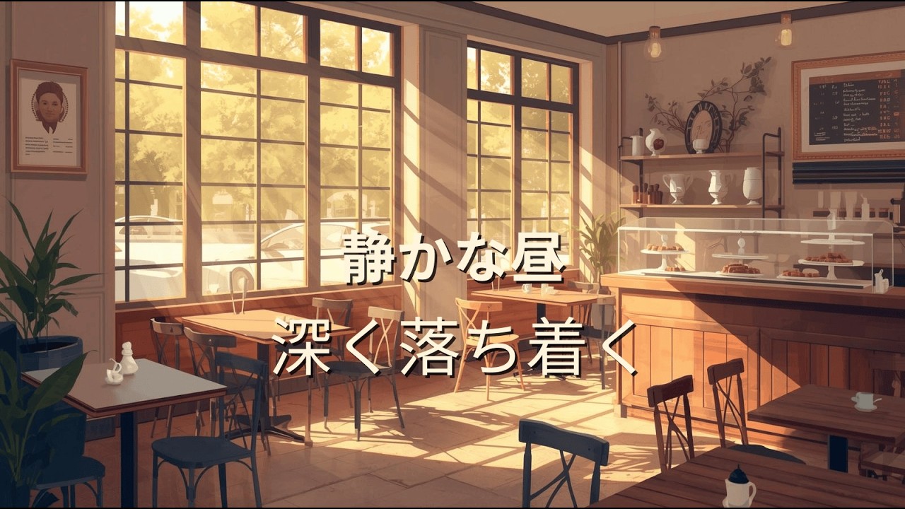 静かな昼に似合うカフェ音楽｜深く落ち着く作業用BGM 【Cafe Music for Quiet Afternoons｜Deep and Soothing Work Music】