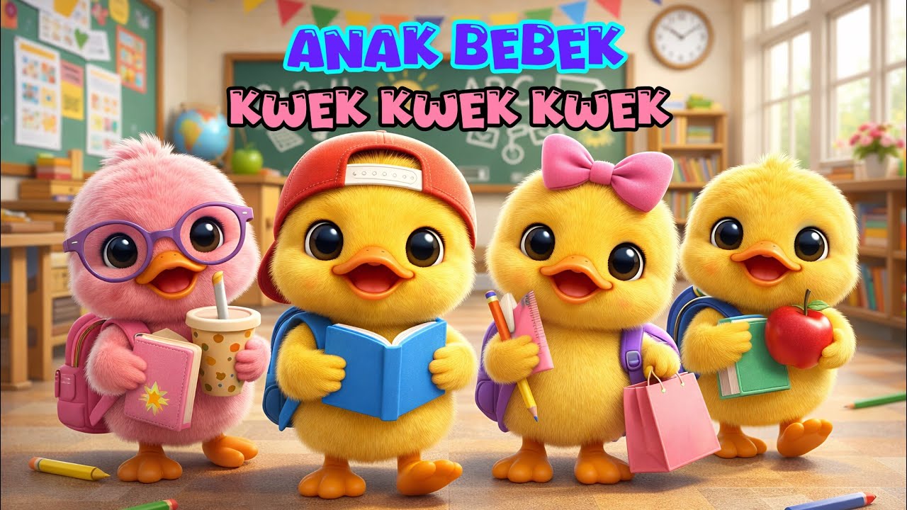 Lagu Anak Anak Bebek Kwek.. Kwek.. Kwek..