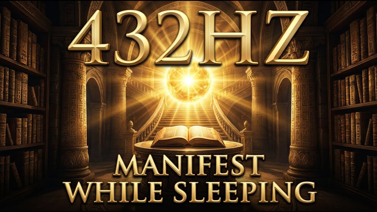 432Hz SLEEP AFFIRMATIONS | Manifest Wealth & Abundance While You Sleep (Reprogram Your Subconscious)