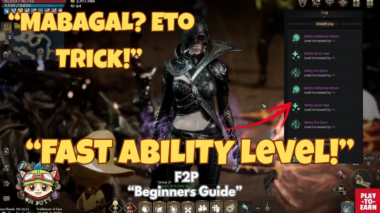 Lord Nine Beginners Guide / Paano Pabilisin ang Ability Level!