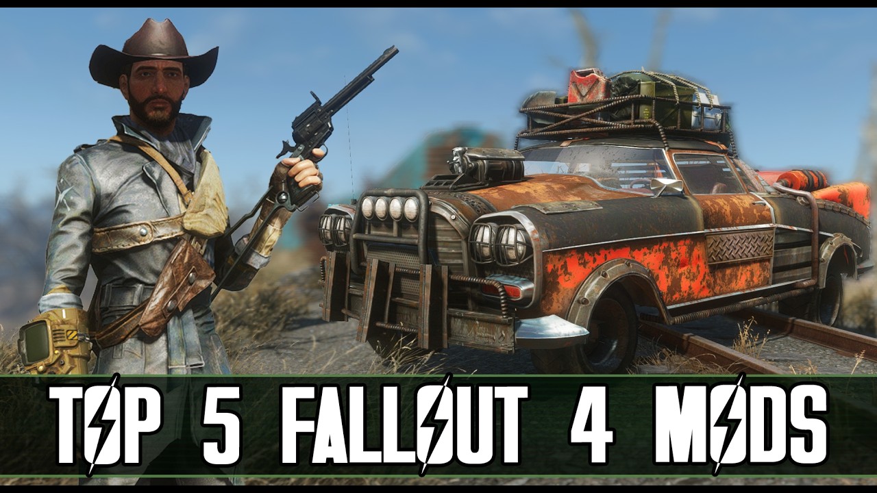 Новое оружие и управляемые транспортные средства! - Моды для Fallout 4