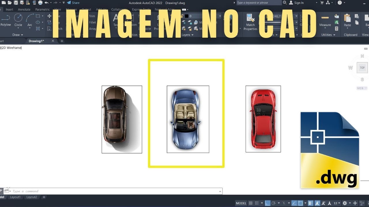 Como colocar IMAGEM no AUTOCAD