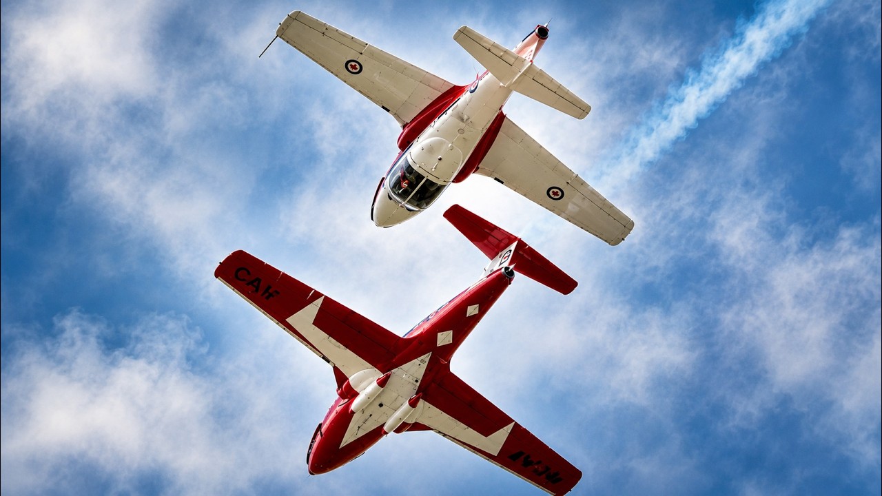 Snowbirds Full Display (No Music!) - The Best I've Seen Them in a Long Time! (4K)
