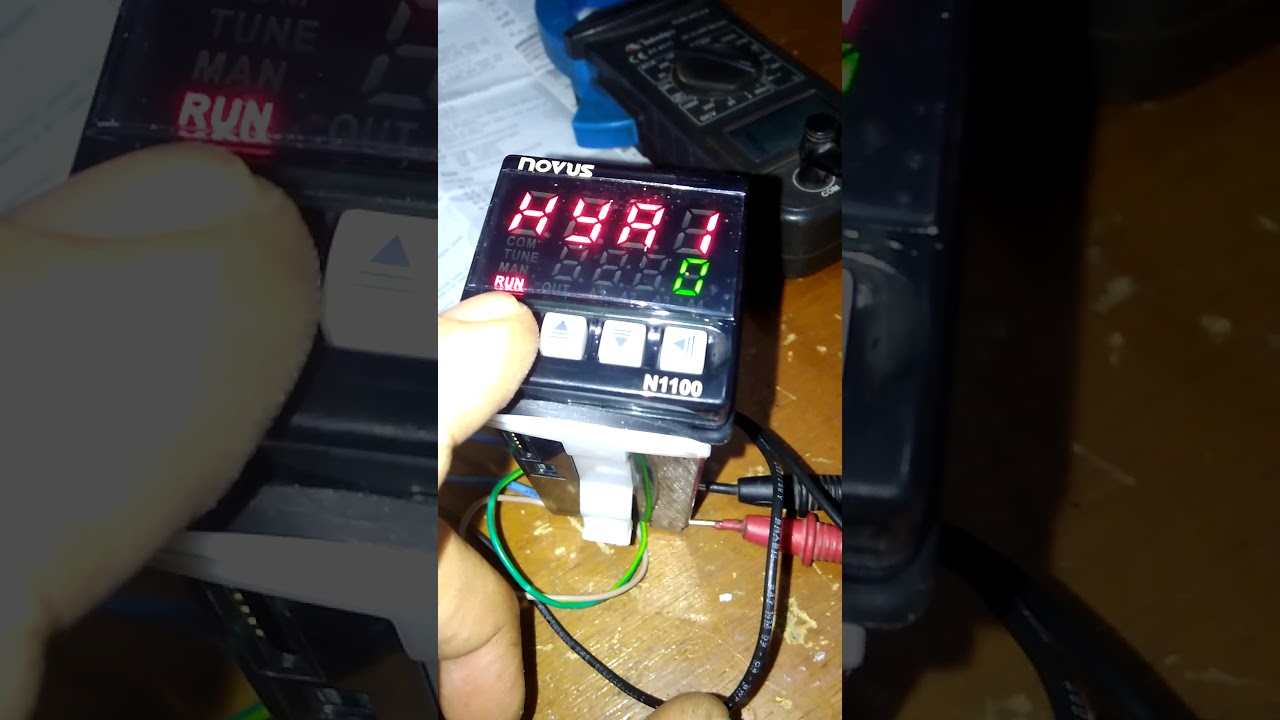Novus N1100 controle temperatura