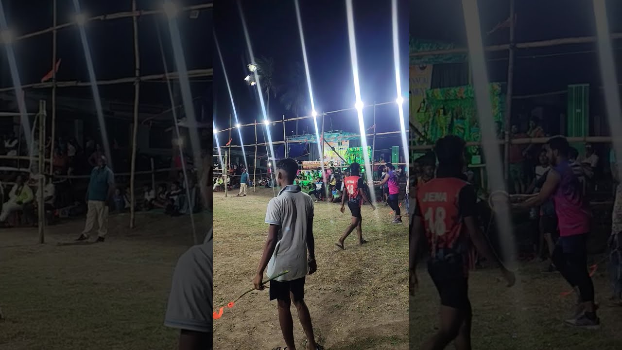 Ogalpur vs patna vollyball night tournament ,Venue-ASARALA,KHURHA..match 1 wait for the last