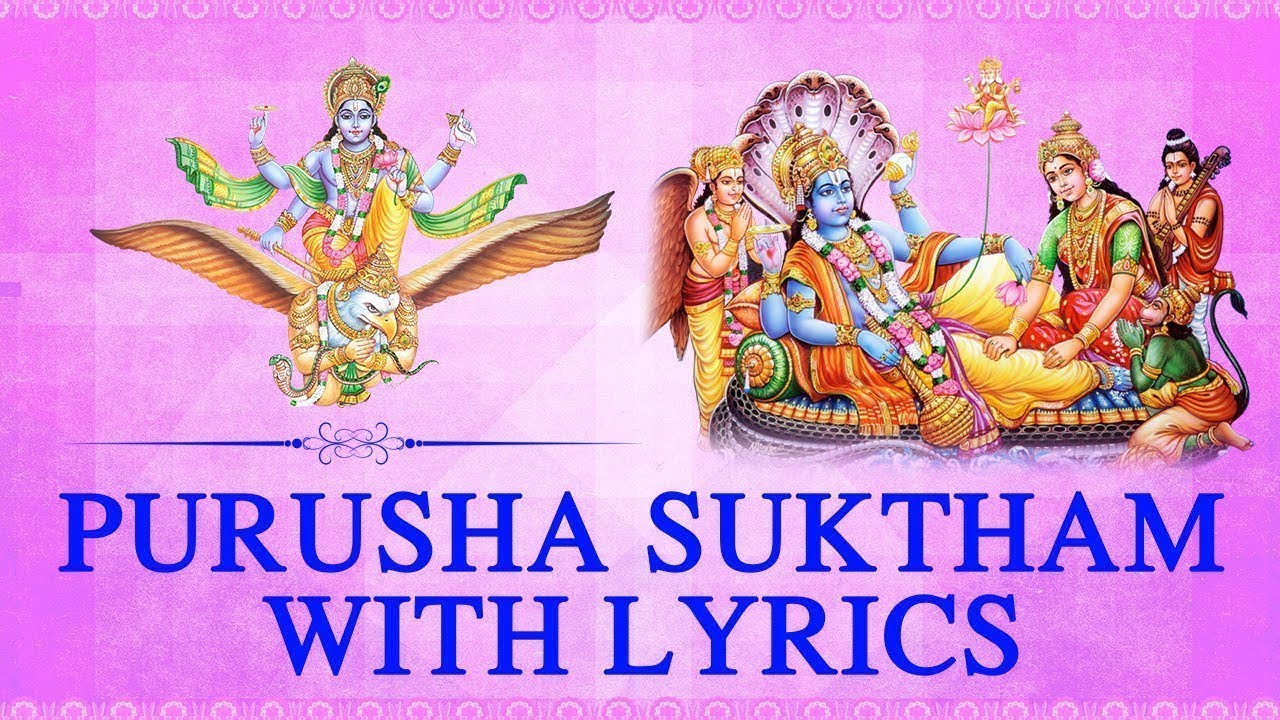 Purusha Suktam with Lyrics | Prakash Kaushik | Lord Vishnu Songs | Bhakti Songs🙏🎶 #purushasuktam