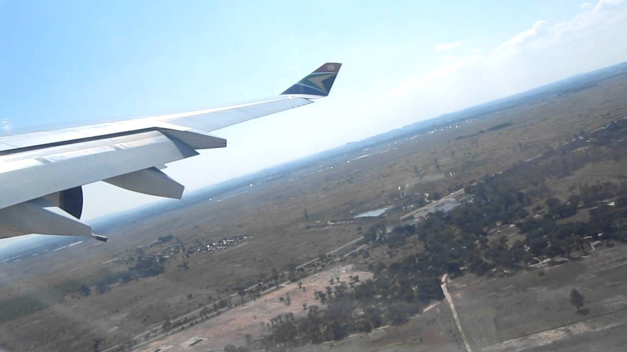 Take-off from Harare (HRE) International Airport, Zimbabwe