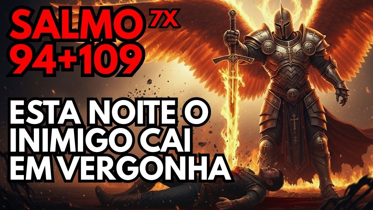 🔥 Salmo 94+109: O Feiticeiro Que Te Atacou CAIRÁ em Vergonha Antes do Amanhecer