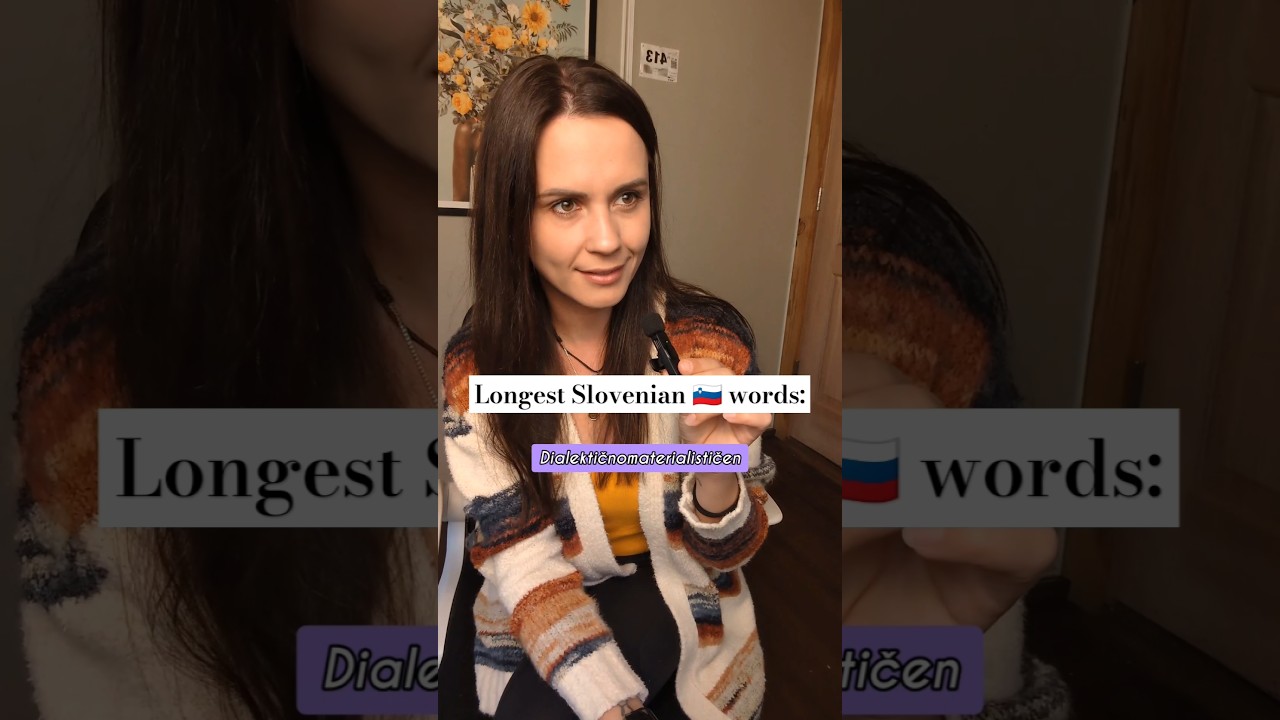 Longest Slovenian 🇸🇮 words........ #slovenia #shorts #slovene