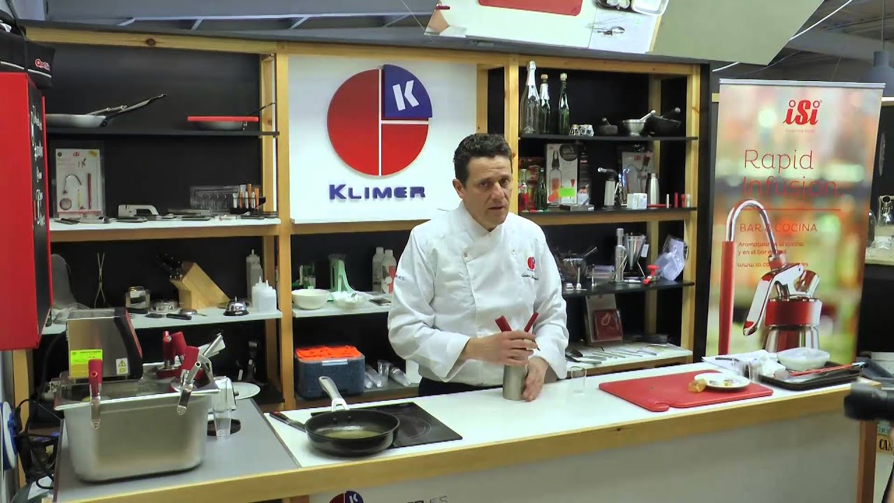 Curso Klimer Maquinaria para Catering: Sifones Parte I (Rapid Infusion)
