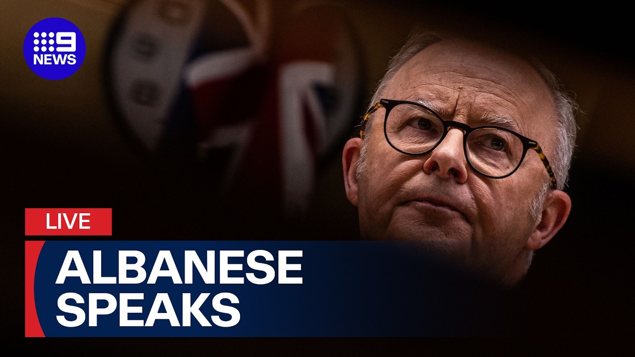 #LIVE: Prime Minister Anthony Albanese speaks on US strikes on Iran | 9 News Australia