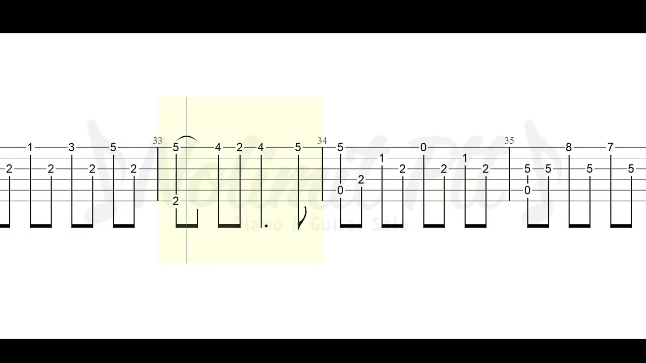 Passacaglia Guitar Tab