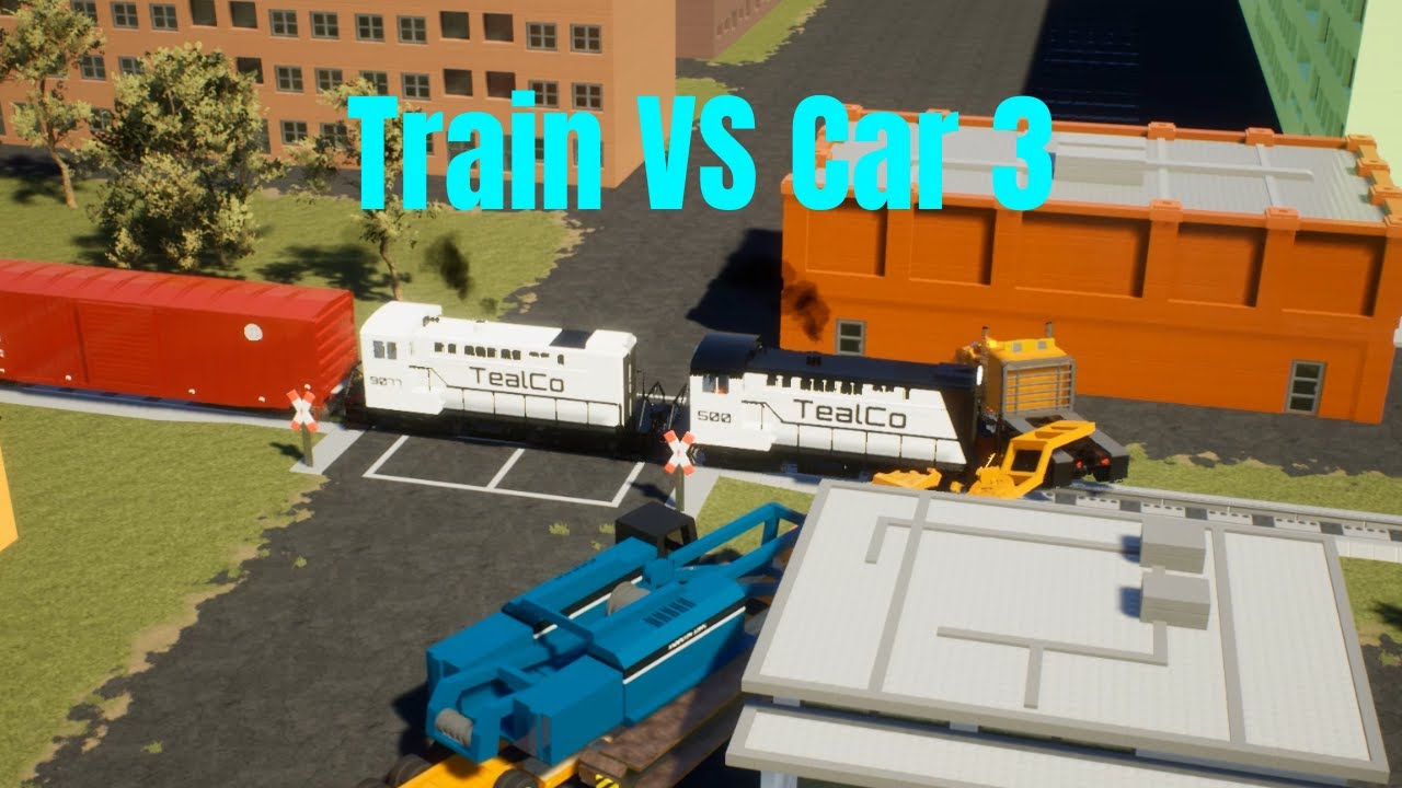Brick Rigs train vs car 3