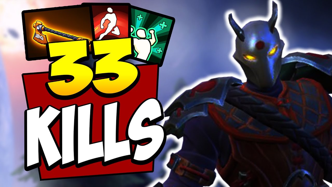 33 KILLS Solo vs Squads - Warrior is INSANE | Realm Royale