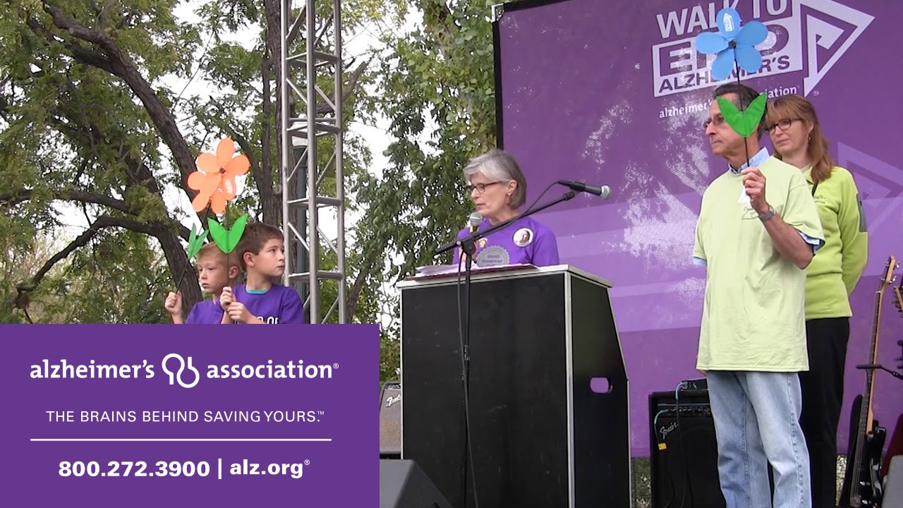 Promise Flower Ceremony at the 2015 San Jose Walk to End Alzheimer's
