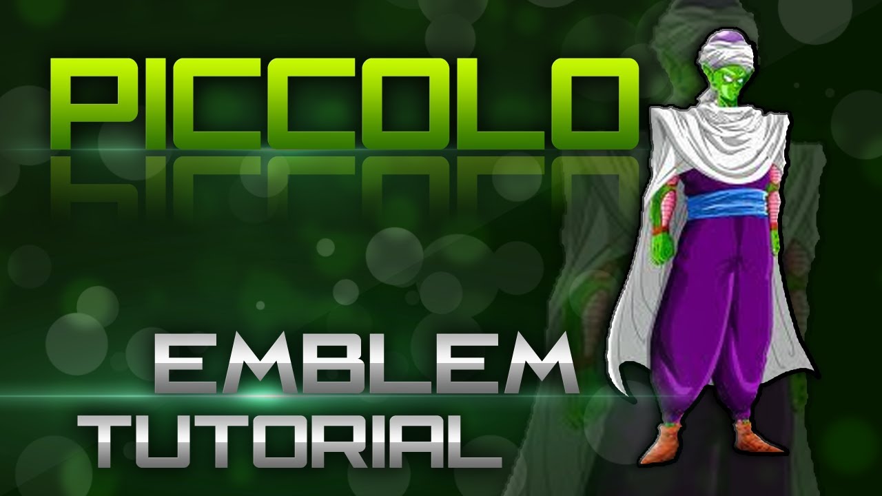 Black Ops 2 Picollo(Dragon Ball Z) Emblem Tutorial