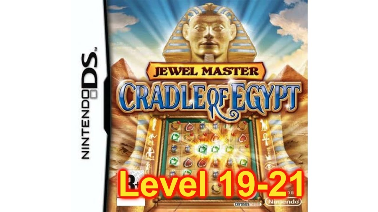 Jewel Master Cradle Of Egypt Game Levels 19 - 21 Nintendo DS Playing