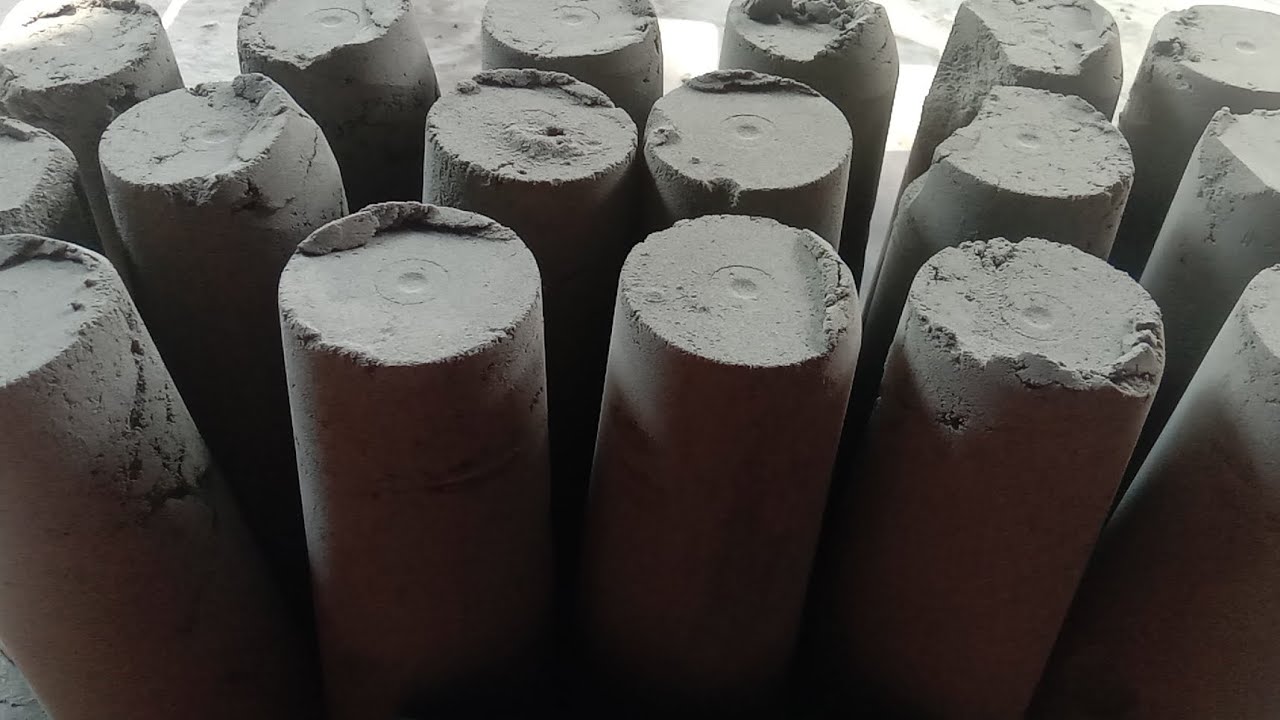 Pure cement cones extremely soft silky 🤤 crumbling 😍|satisfying video|Asmr puppys
