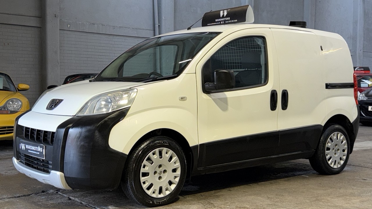 PEUGEOT BIPPER Panel Van 1.3 HDi Professional White 5dr NO VAT+READY FOR WORK+BULKHEAD (2012/12)