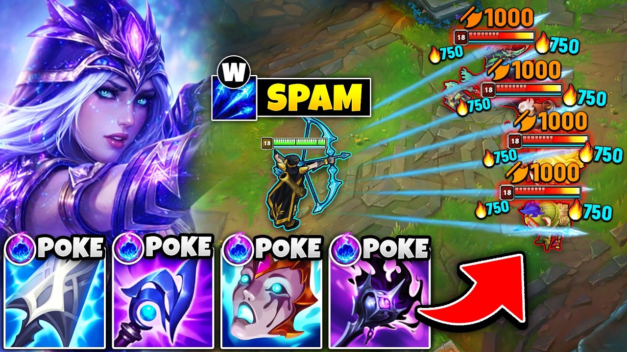 I invented my new favorite Ashe build and it's beyond unfair (SUPER POKE ASHE)