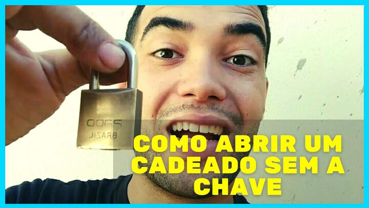 COMO ABRIR UM CADEADO SEM A CHAVE #truques #pegadinhas #freefire