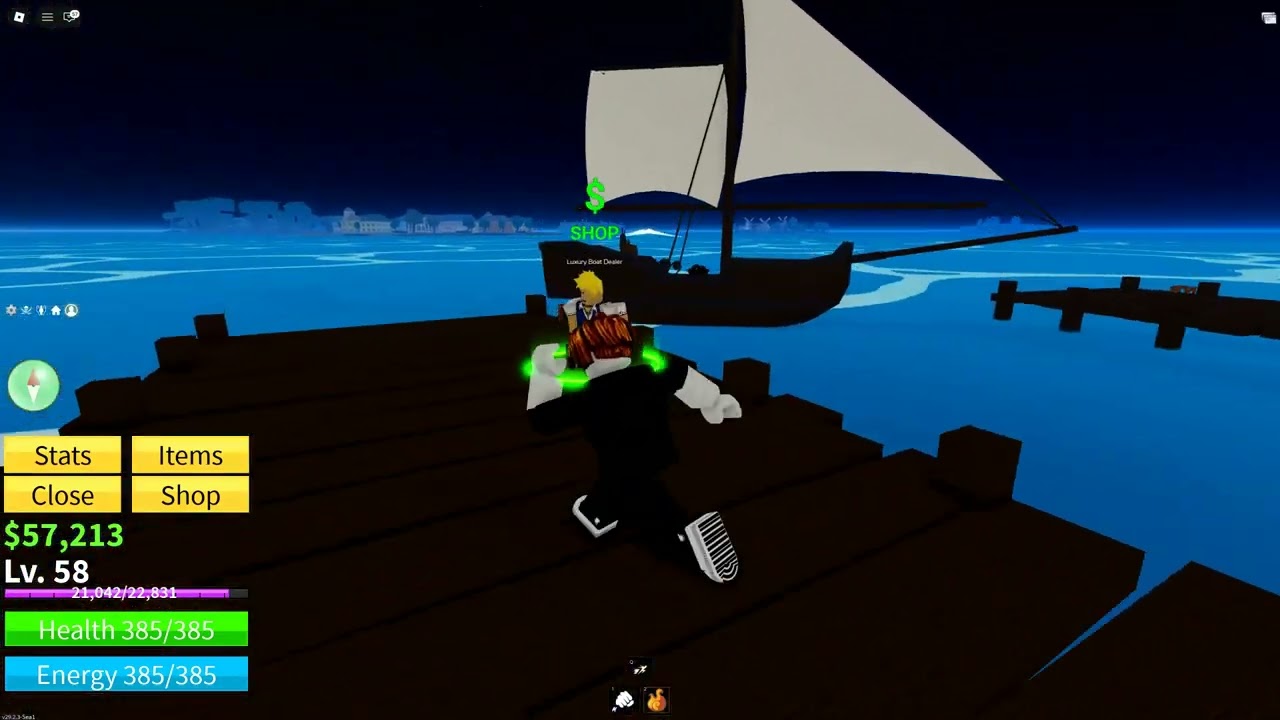 Playing Blox Fruits