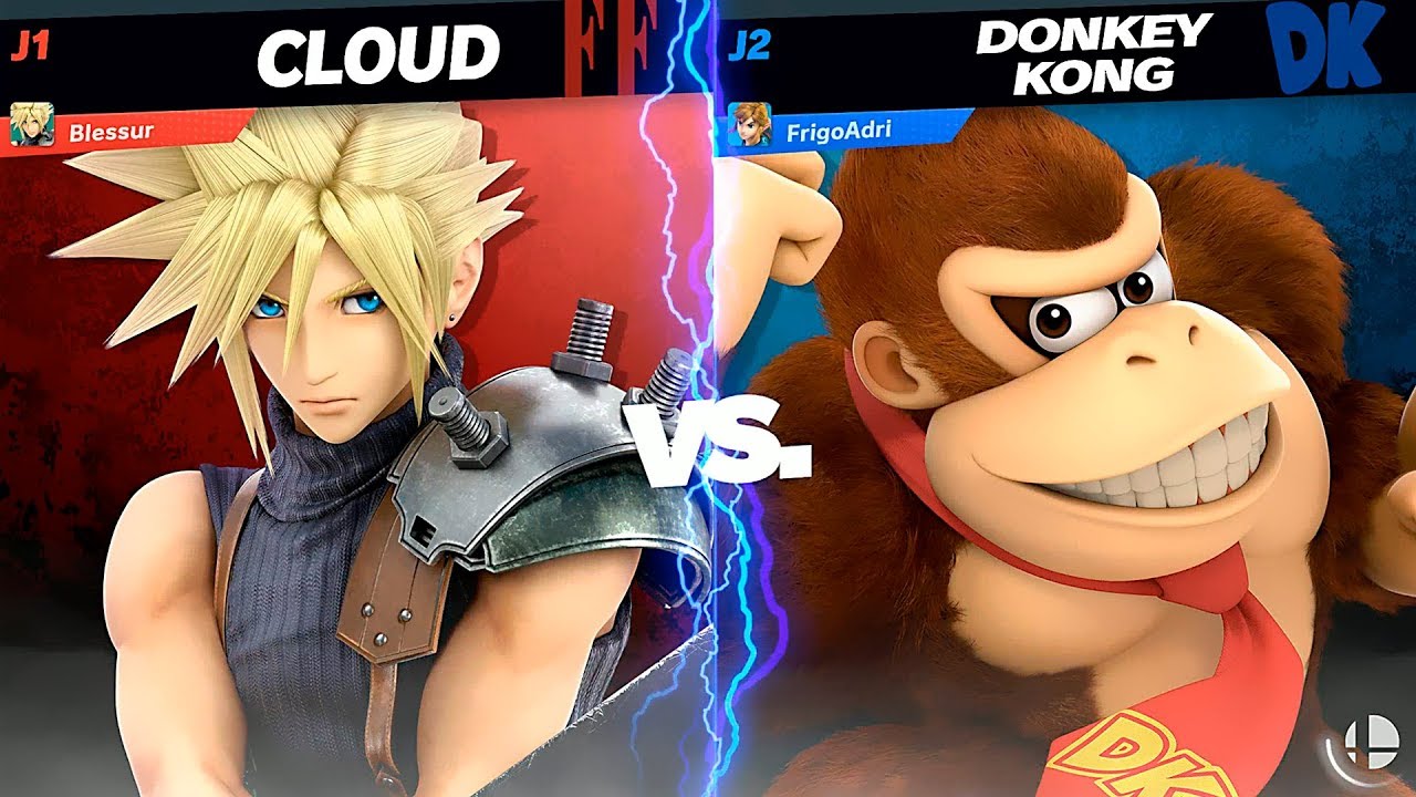 SUPER SMASH BROS ULTIMATE: ¡(Cloud) BLESSUR vs FRIGOADRI (Donkey Kong)!