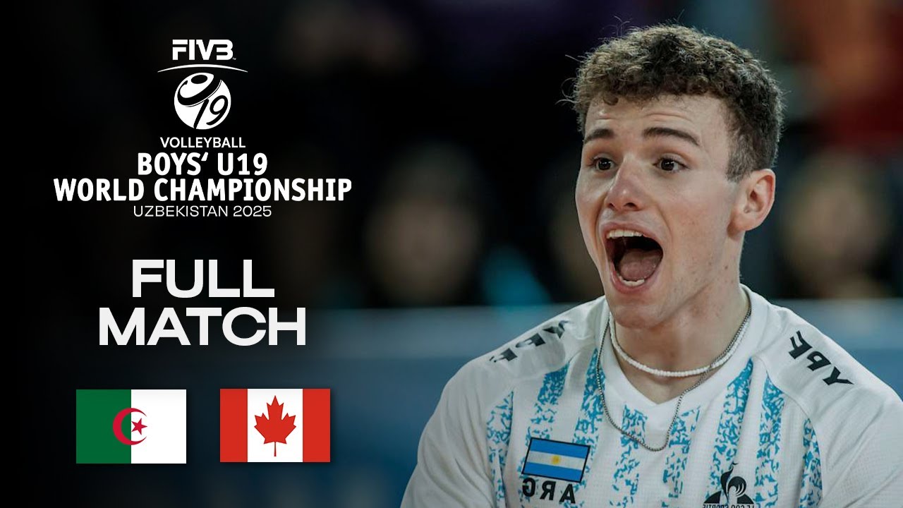 Algeria vs. Canada - Pool B | Boys' U19 World Champs 2025 - Full Match