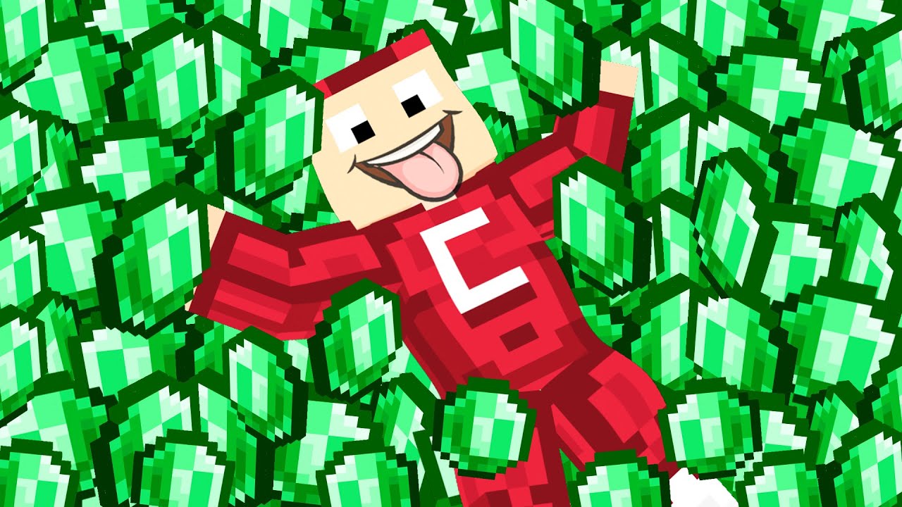 Minecraft Nhưng Giàu Nhất Làng (1000000 Ngọc Lục Bảo)