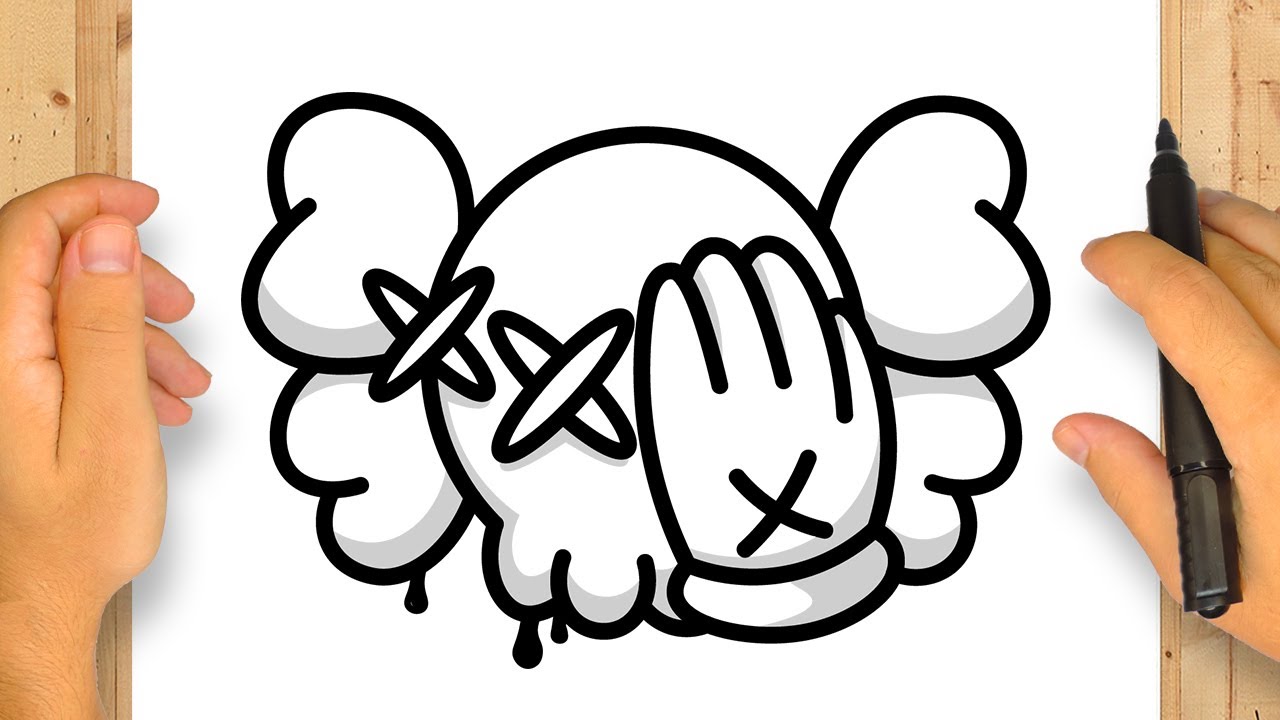 HOW TO DRAW KAWS | Fortnite | Step by Step Simple and Easy