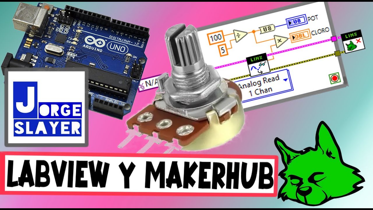 Labview Potenciómetro con Makerhub LINX y Arduino (37)