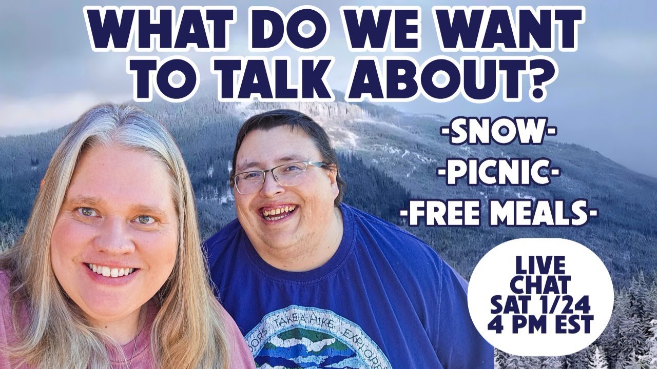 What do WE want to talk about? Live Chat! SAT 1/24 4 PM EST