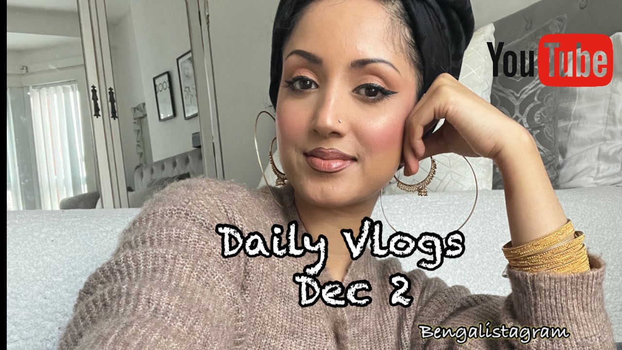 Daily Vlogs December 2 | How to: WORK FROM HOME | Bengalistagram