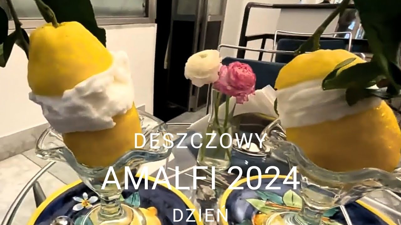 Amalfi 2024 - Co robić w Amalfi gdy pada deszcz? - lody cytrynowe - dzień 3
