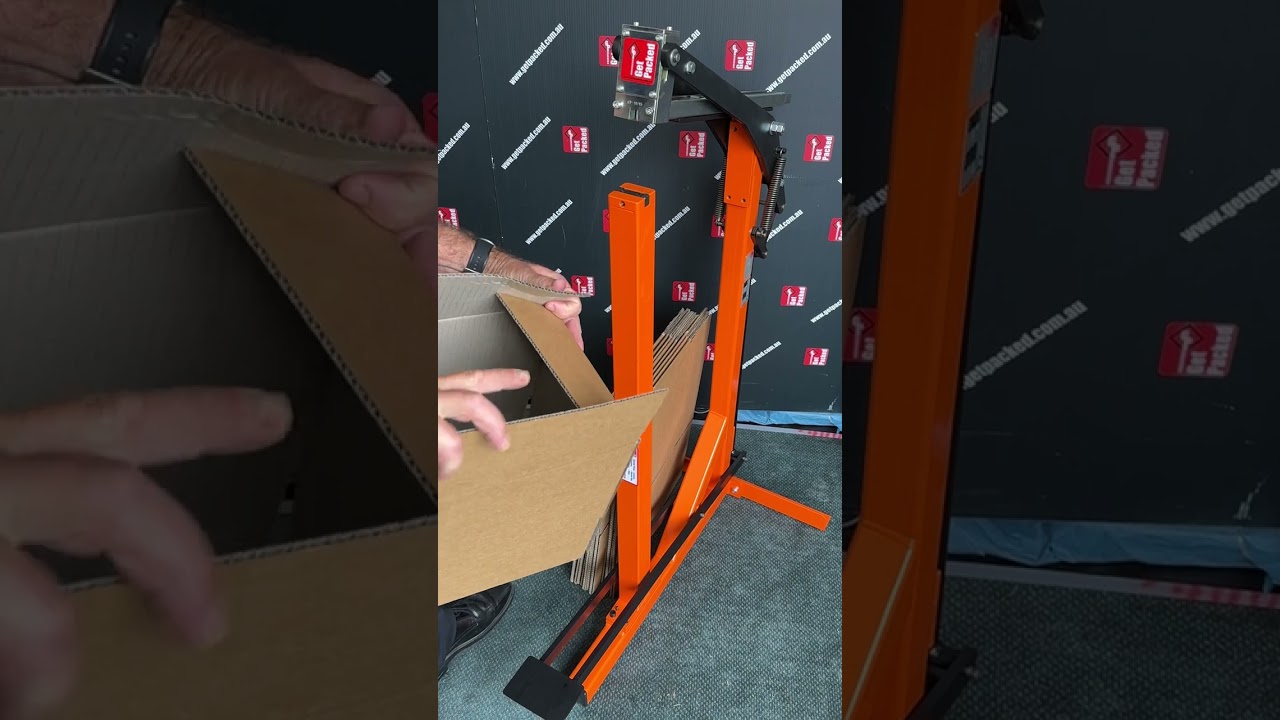 Treadle Stapler,  Foot Operated Bottom Carton Sealer