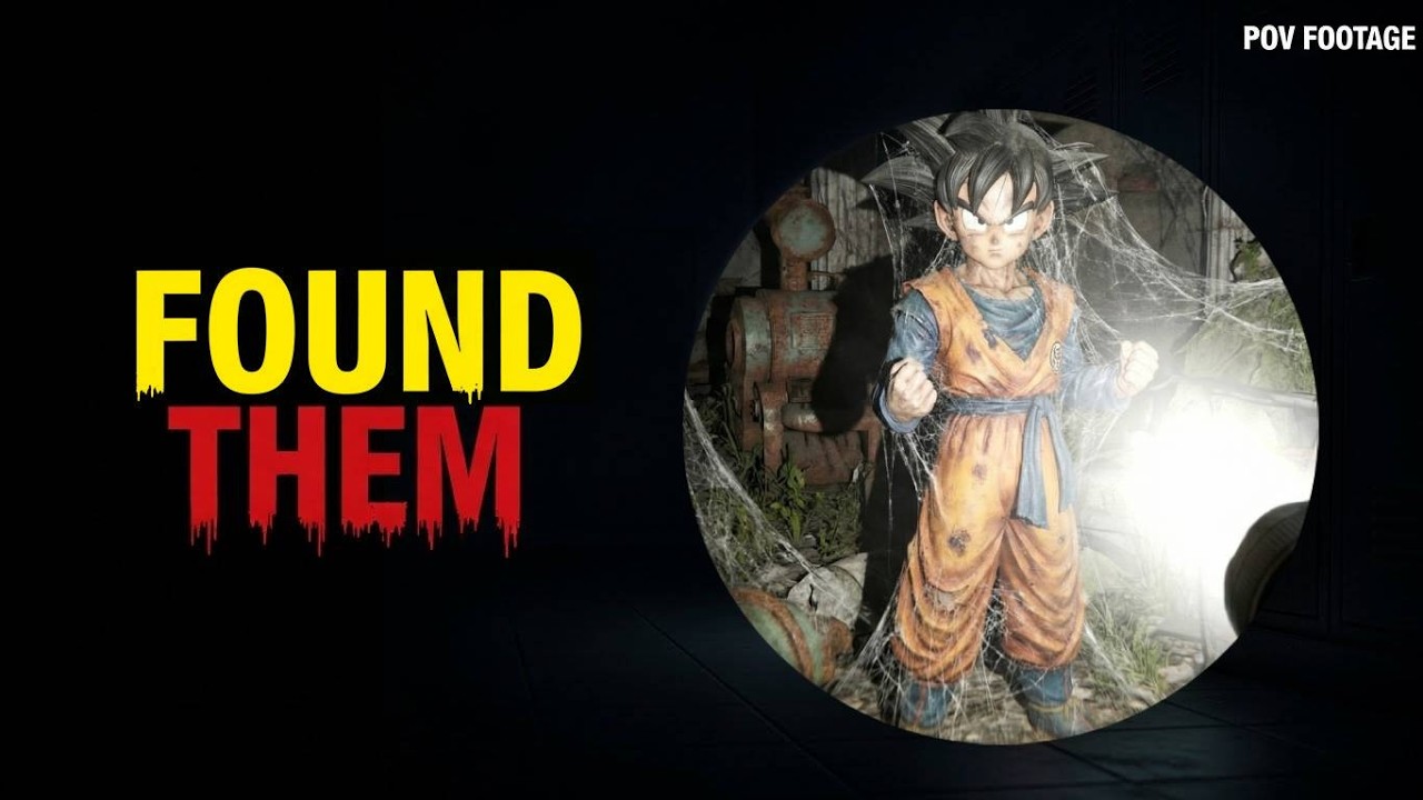 POV: I Found Dragon Ball Z Characters Abandoned… (Lost Flashlight Footage) |4K|