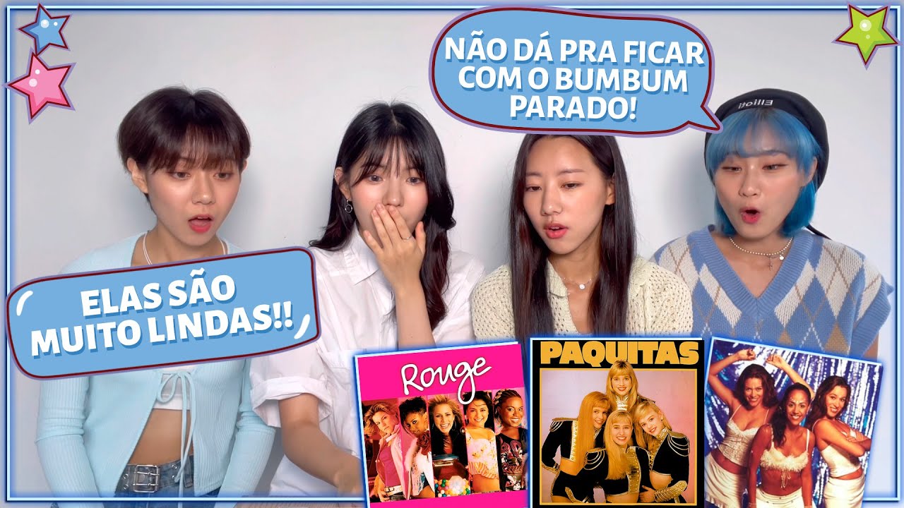 GRUPO DE KPOP REAGE A GIRLBANDS BRASILEIRAS (COM GIRLKIND)