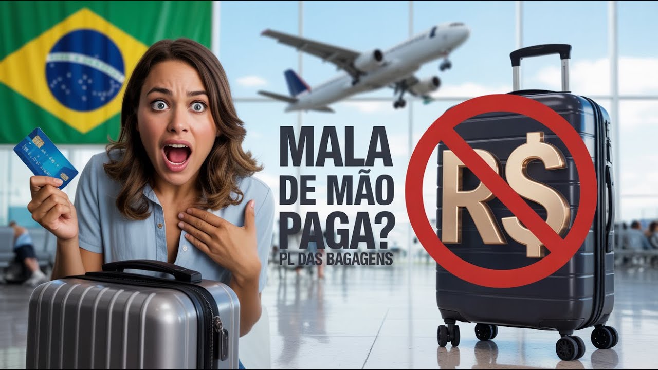 Mala de mão “grátis”? A verdade por trás do PL das Bagagens