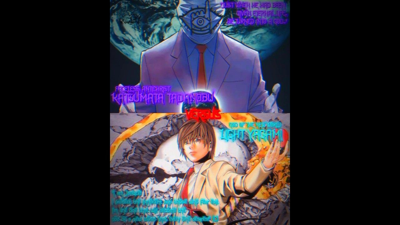 Friend (20th Century Boys) VS Light Yagami (Death Note) | Comparison