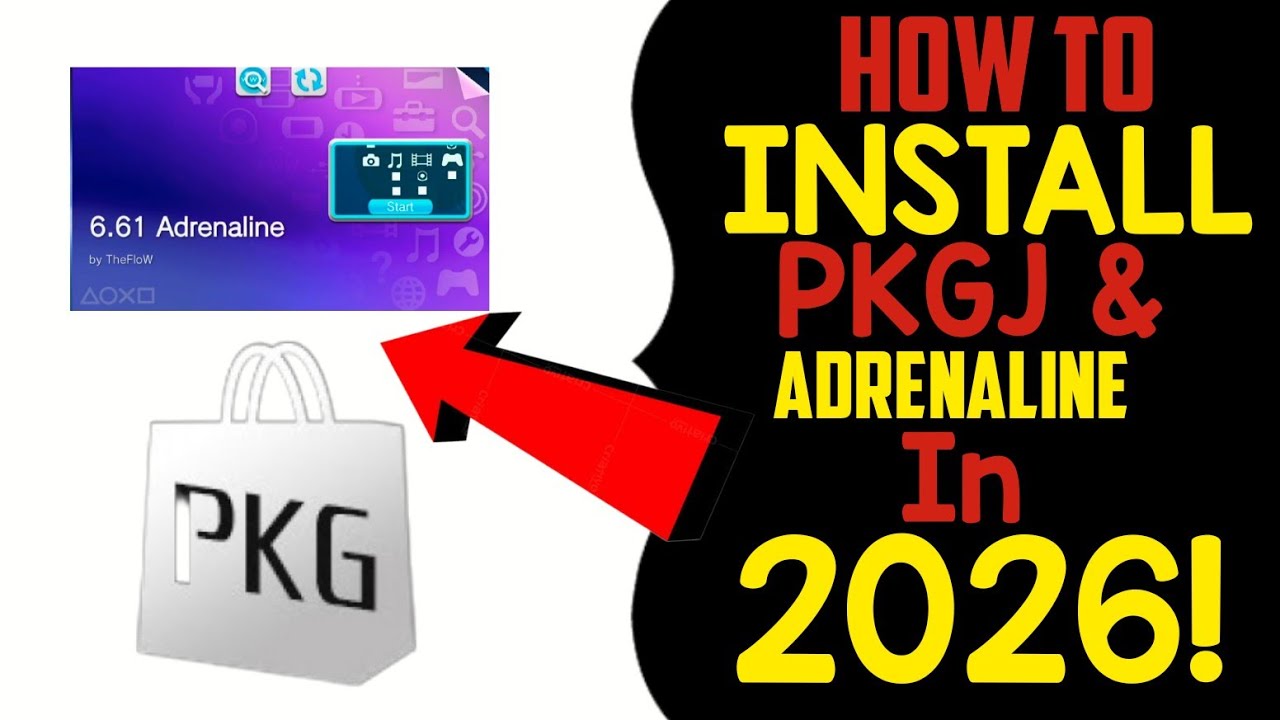 How to Install PKGj and Adrenaline in 2026!