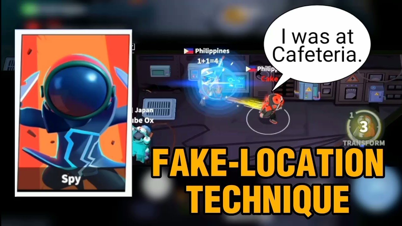 Super Sus Spy - Fake-Location Technique