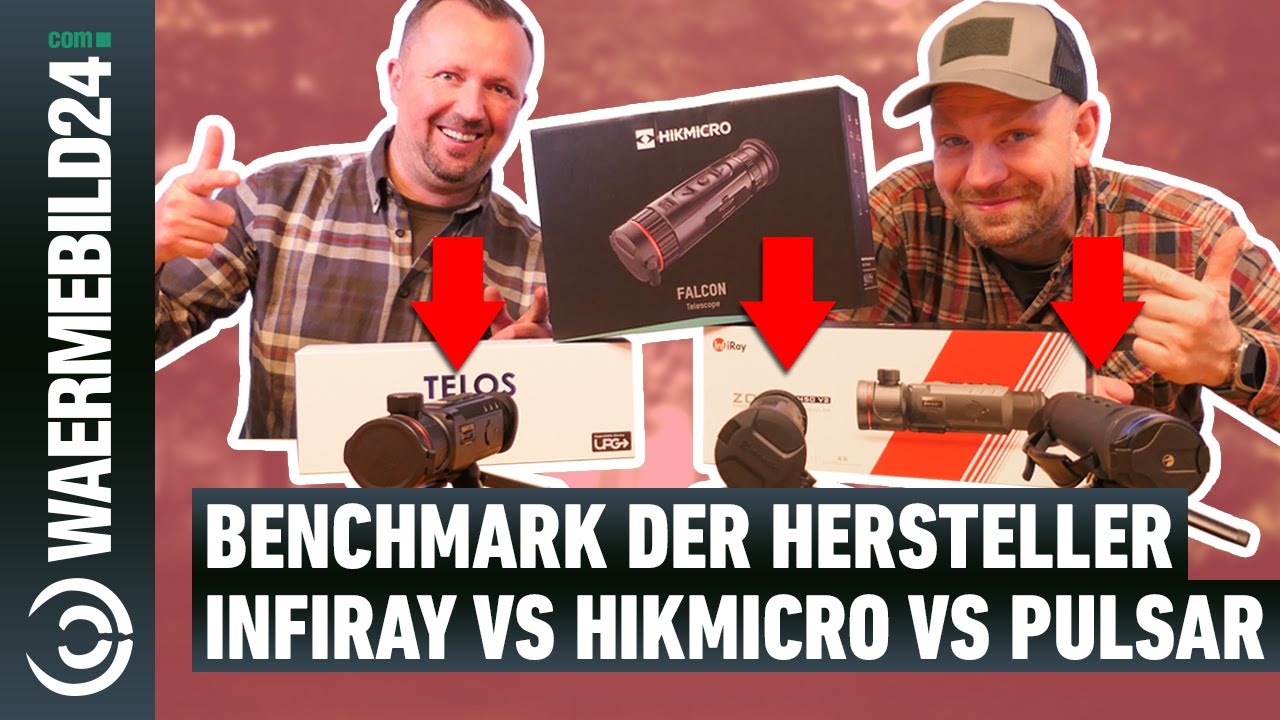 Benchmark der Hersteller 📈 Infiray Zoom ZH50 V2 Hikmicro Falcon FQ50 Pulsar Telos XP50 im Vergleich!