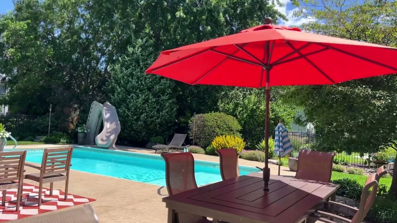 Treasure Garden 9 Ft Patio Umbrella Review/Demo